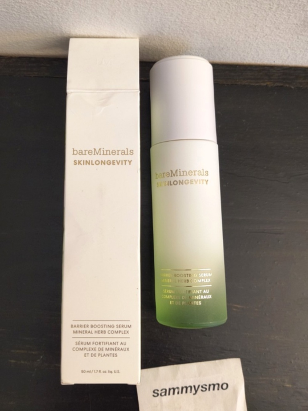 bareMinerals Skinlongevity Barrier Boosting Serum Mineral Herb 1.7 fl oz